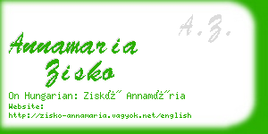 annamaria zisko business card